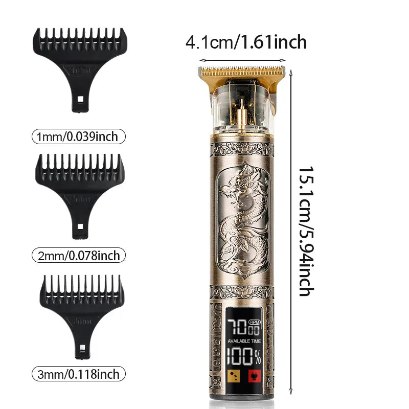 T9 Electric Hair Clipper – Three-Speed USB Metal Trimmer T9 Electric Hair Clipper – Three-Speed USB Metal Trimmer