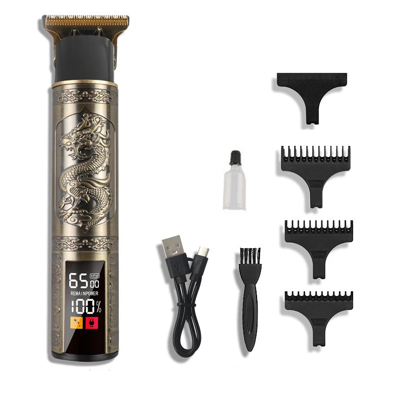 T9 Electric Hair Clipper – Three-Speed USB Metal Trimmer T9 Electric Hair Clipper – Three-Speed USB Metal Trimmer