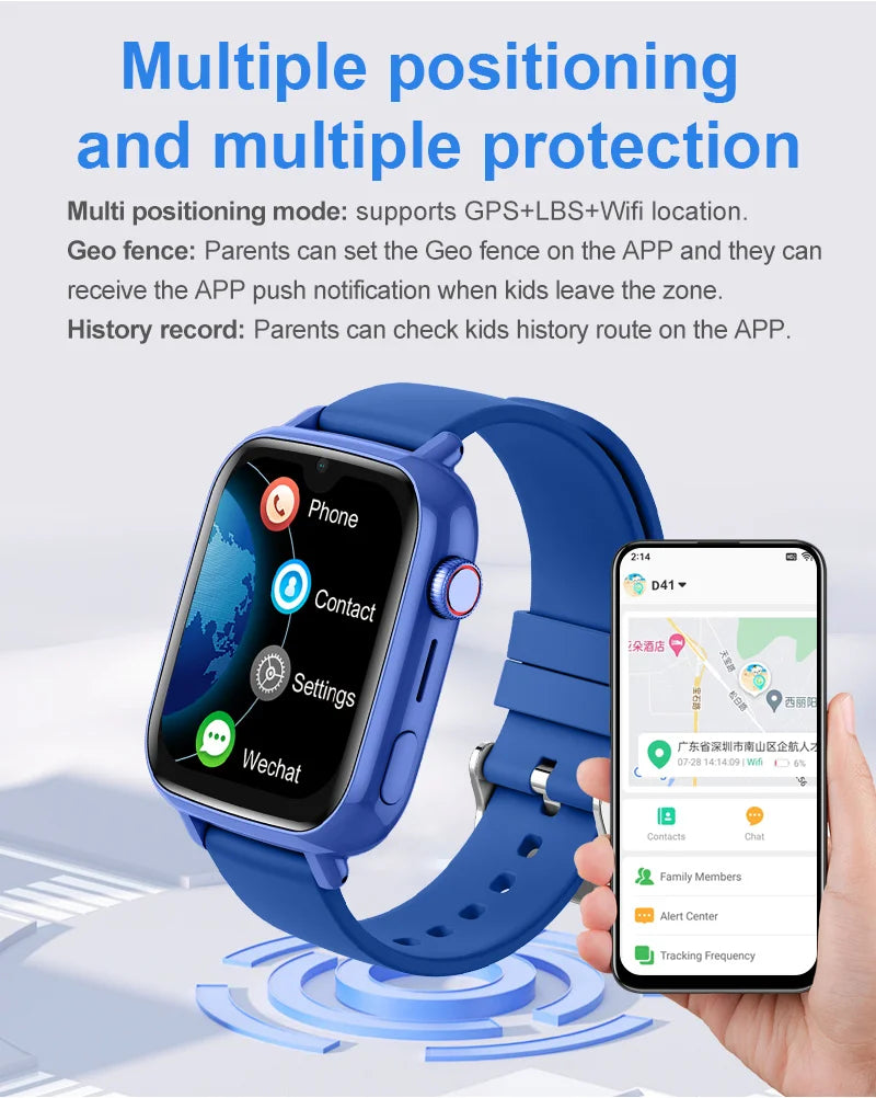 4G Kids Smart Watch – GPS Tracker & Video Call 4G Kids Smart Watch – GPS Tracker & Video Call