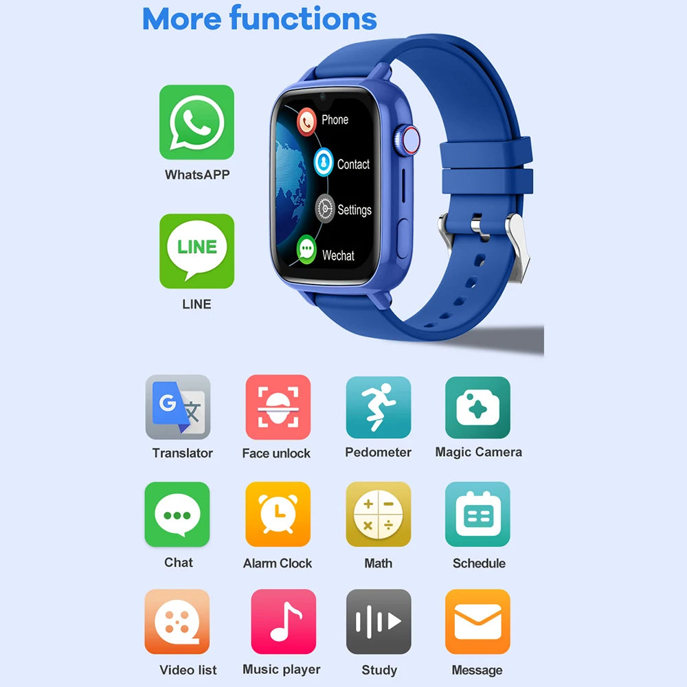 4G Kids Smart Watch – GPS Tracker & Video Call 4G Kids Smart Watch – GPS Tracker & Video Call