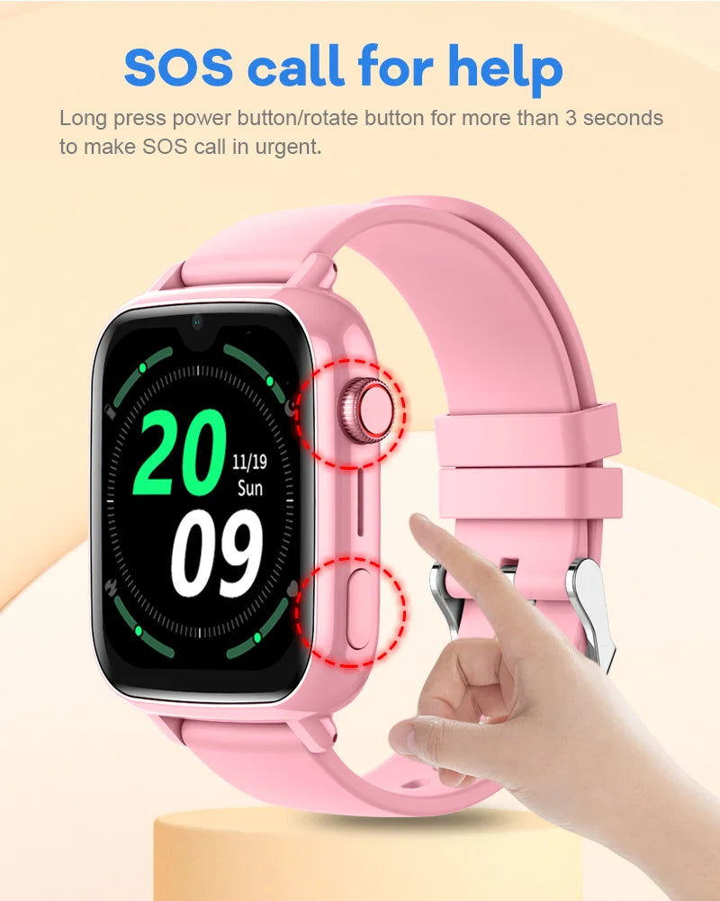 4G Kids Smart Watch – GPS Tracker & Video Call 4G Kids Smart Watch – GPS Tracker & Video Call