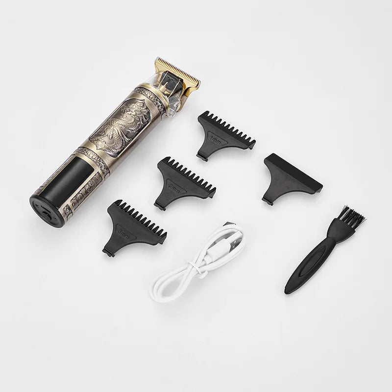 T9 Electric Hair Clipper – Three-Speed USB Metal Trimmer T9 Electric Hair Clipper – Three-Speed USB Metal Trimmer