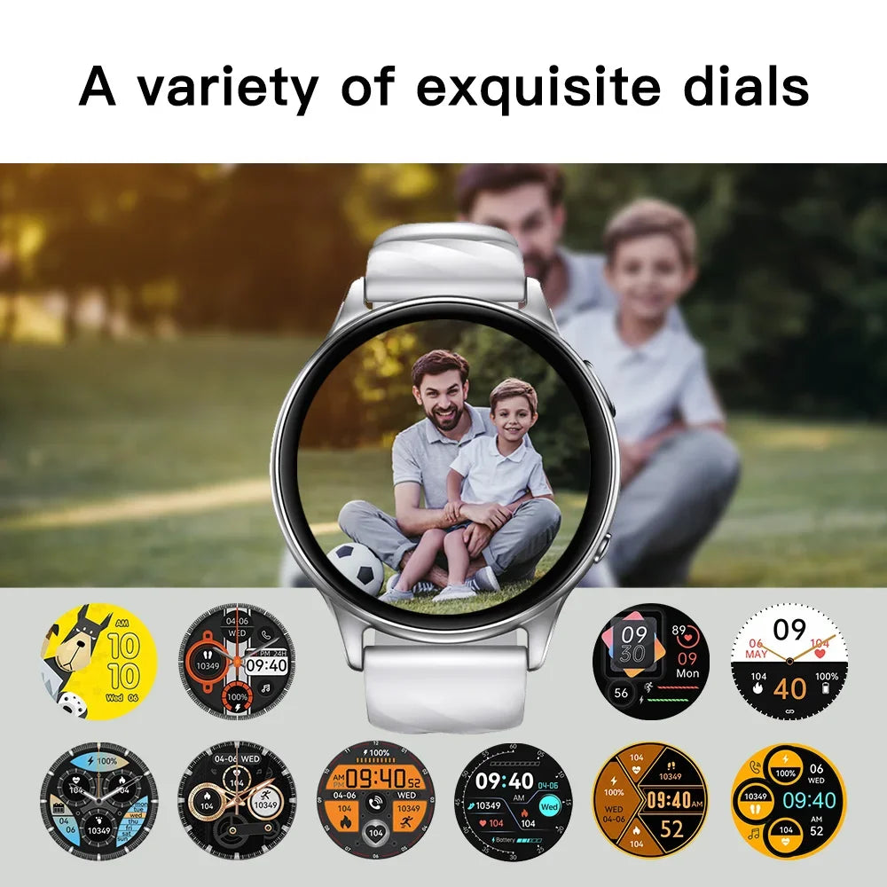 KUMI GW5 Smart Watch – 1.39″ HD Fitness Tracker with SpO2