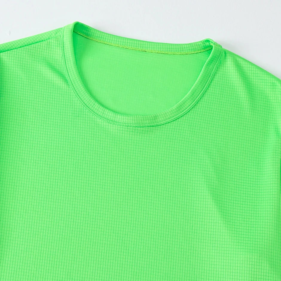 1/5 Pcs Men's Solid Color Waffle Sports Short Sleeve Fitness Running Jogging Base Clothes Joker Comfort License Training Shirt