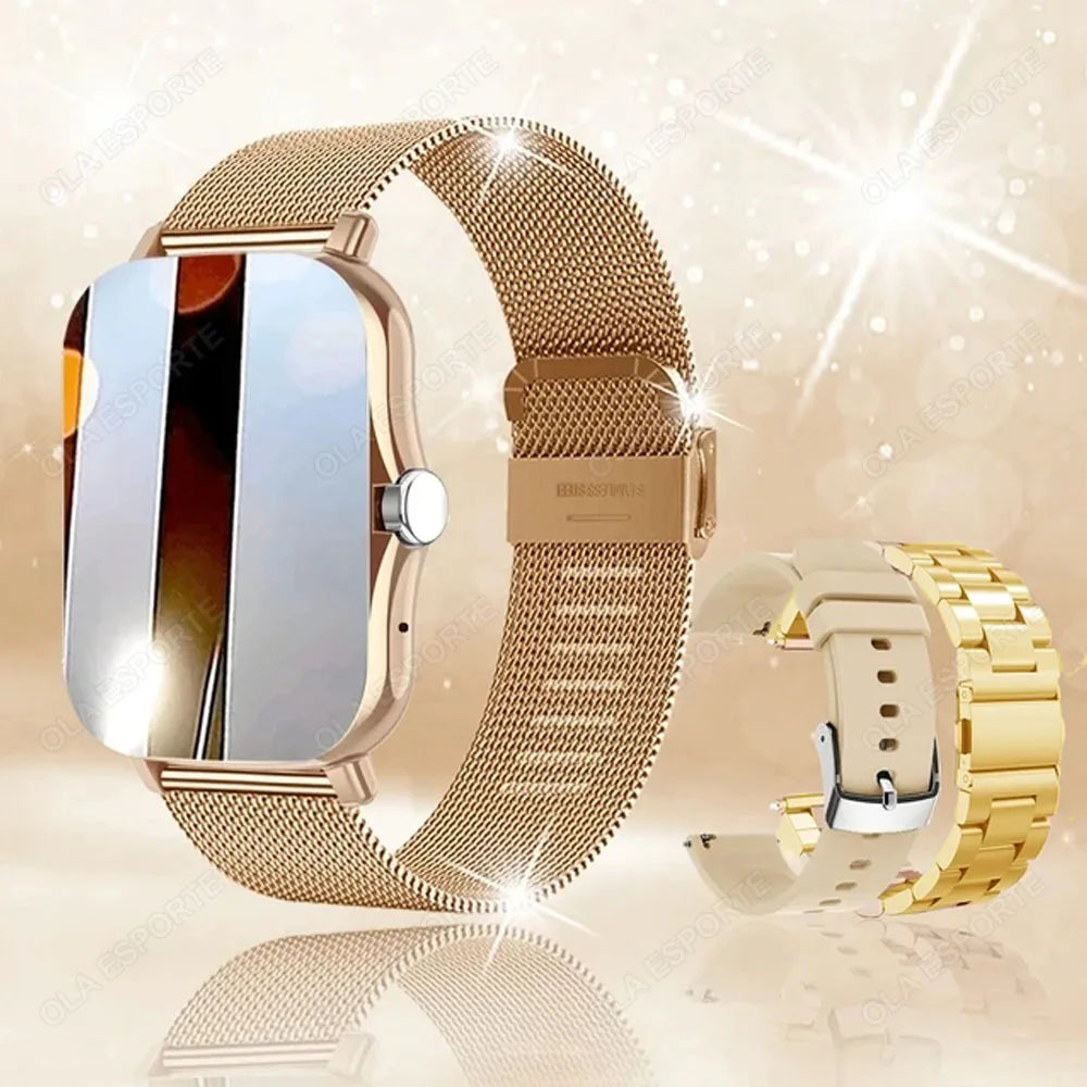 1.83″ Smart Watch – Full Touch Fitness Tracker with Bluetooth Call