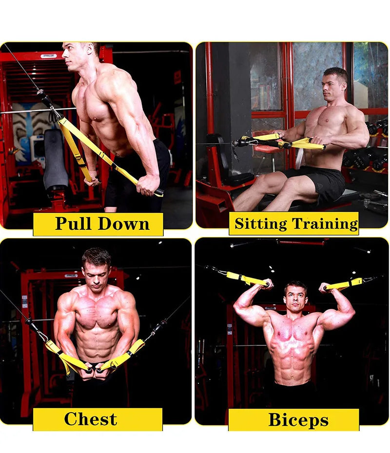 Triceps Rope Pull Down – Face Pull & Biceps Gym Attachment