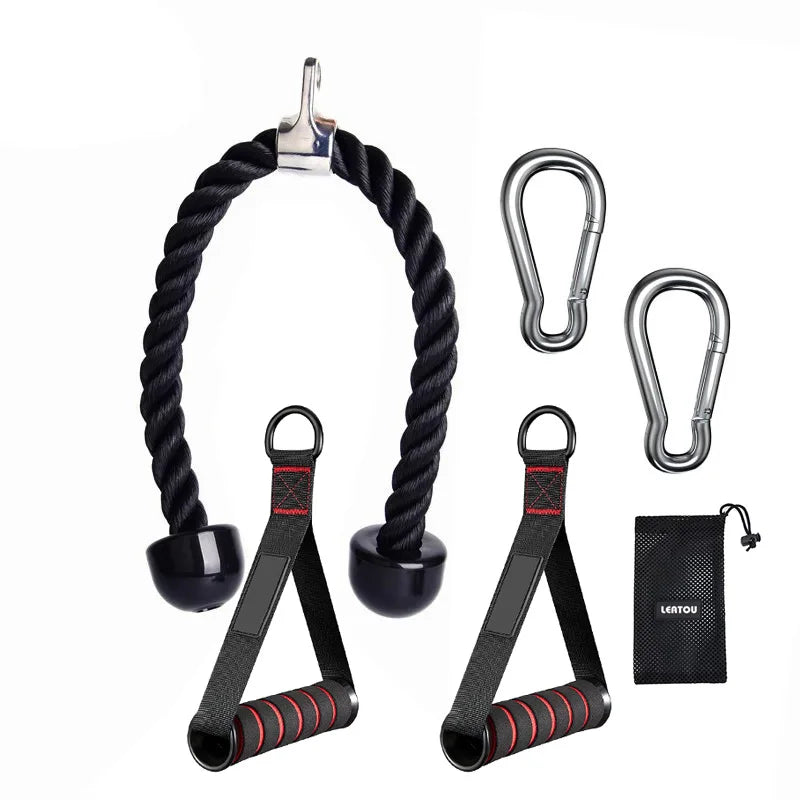 Triceps Rope Pull Down – Face Pull & Biceps Gym Attachment