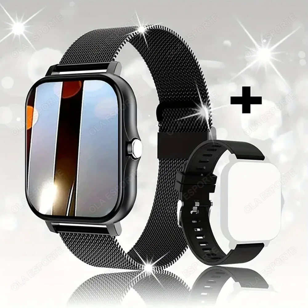 1.83″ Smart Watch – Full Touch Fitness Tracker with Bluetooth Call