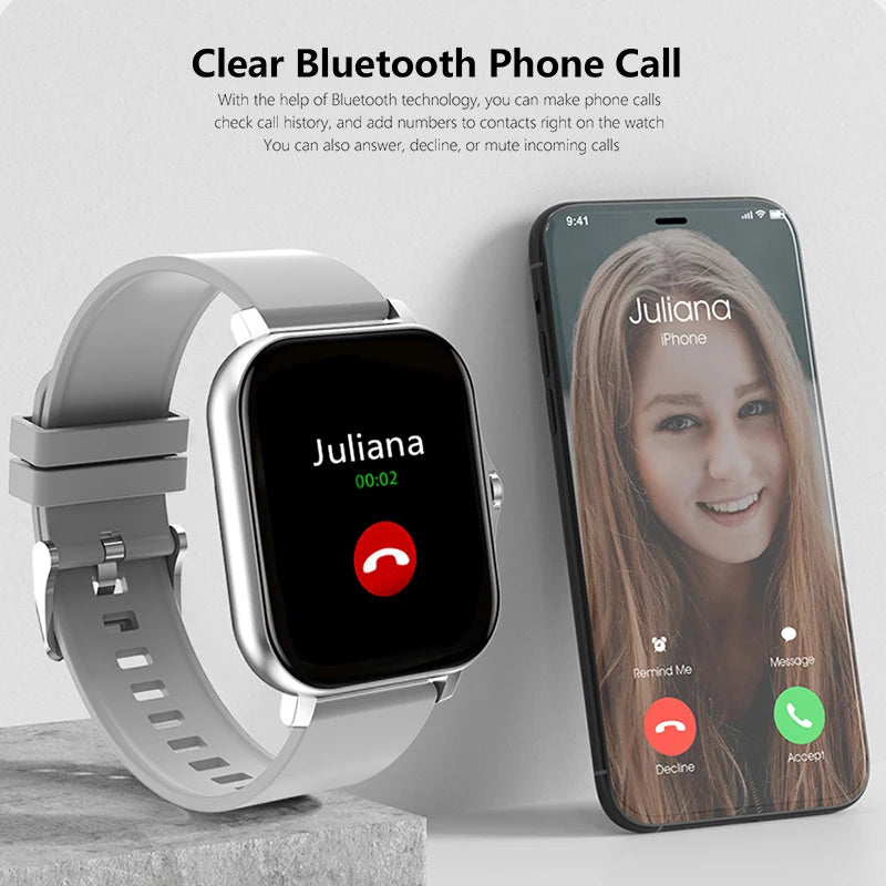 0.83" Sports Smartwatch – Fitness & Health Tracker