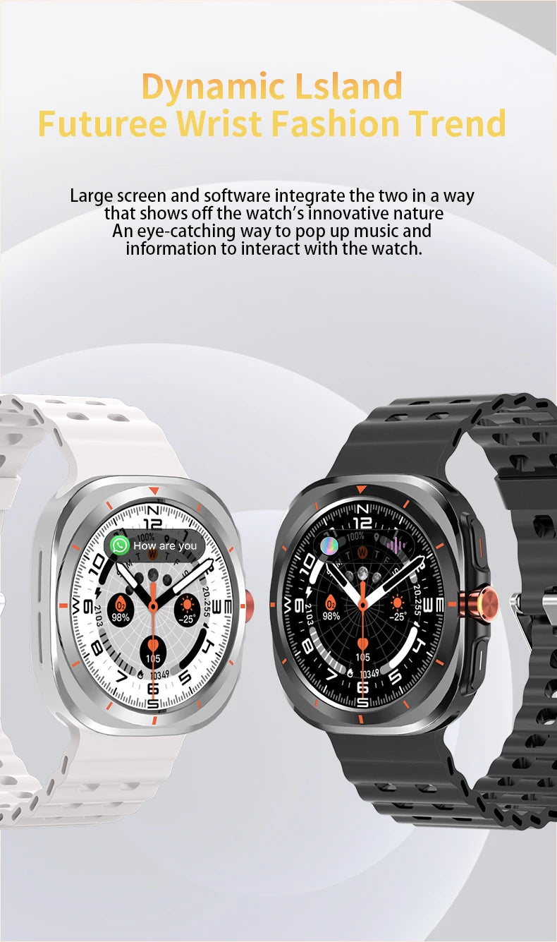 G.L Wear 2025 New Men's Smart Watch 1.52 Inch Bluetooth Talk Sports Fitness Pedometer Woman Smart Watch