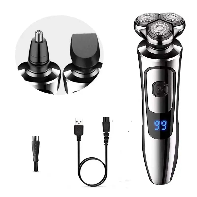 Rechargeable 3D Floating Electric Shaver for Men