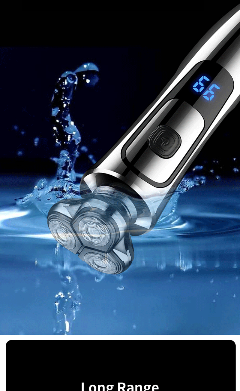 Rechargeable 3D Floating Electric Shaver for Men