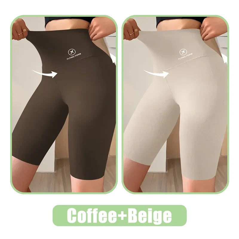 Women’s High-Waist Gym Shorts – Push-Up Fitness & Yoga Shorts