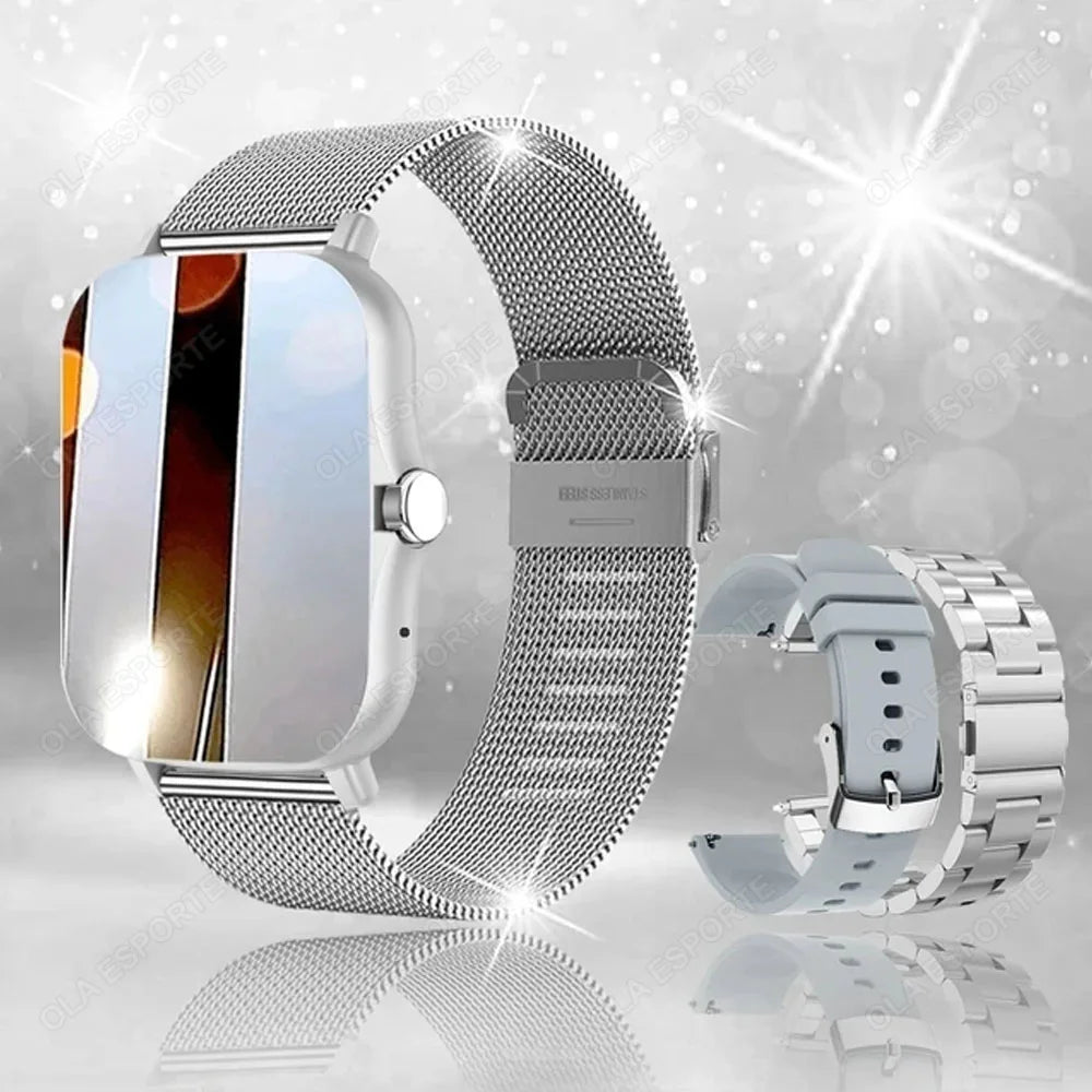 1.83″ Smart Watch – Full Touch Fitness Tracker with Bluetooth Call