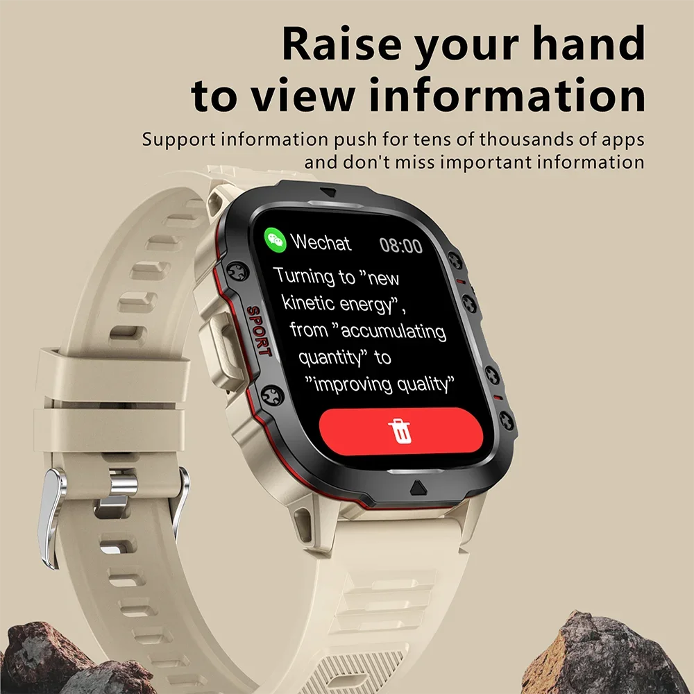 Original Men Smart Watches Bluetooth Call Fitness Clock 3ATM IP68 Swim Waterproof Sport Smartwatch for Women Xiaomi Android 2025