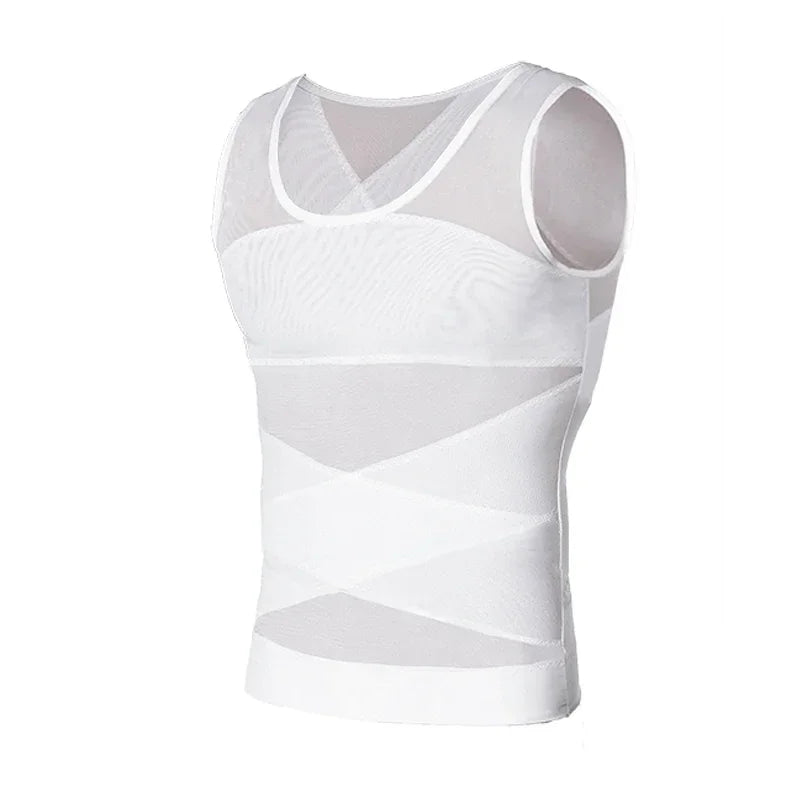 Men’s Compression Sports Vest – Sleeveless Fitness Base Layer
