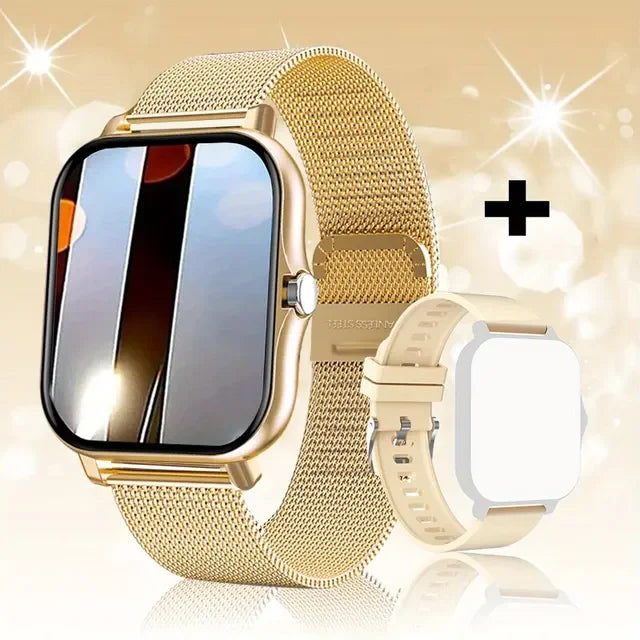 ⌚ 2025 Smart Fitness Watch – Bluetooth Call & Heart Rate Monitor