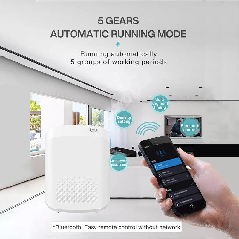 Smart Aroma Diffuser – Bluetooth Fragrance Machine for Home & Hotel