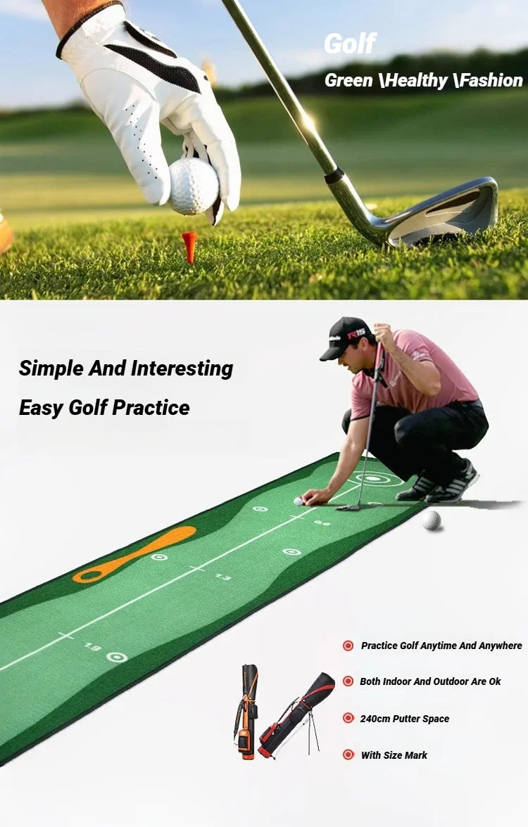 50×300cm Golf Putting Green Mat – Indoor & Outdoor Practice