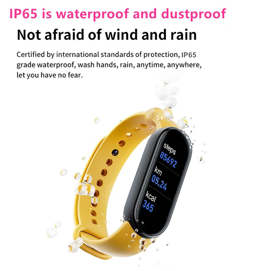M6 Smart Watch – Fitness Bracelet with Heart Rate & BP Monitor