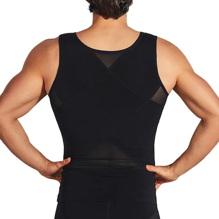 Men’s Compression Sports Vest – Sleeveless Fitness Base Layer