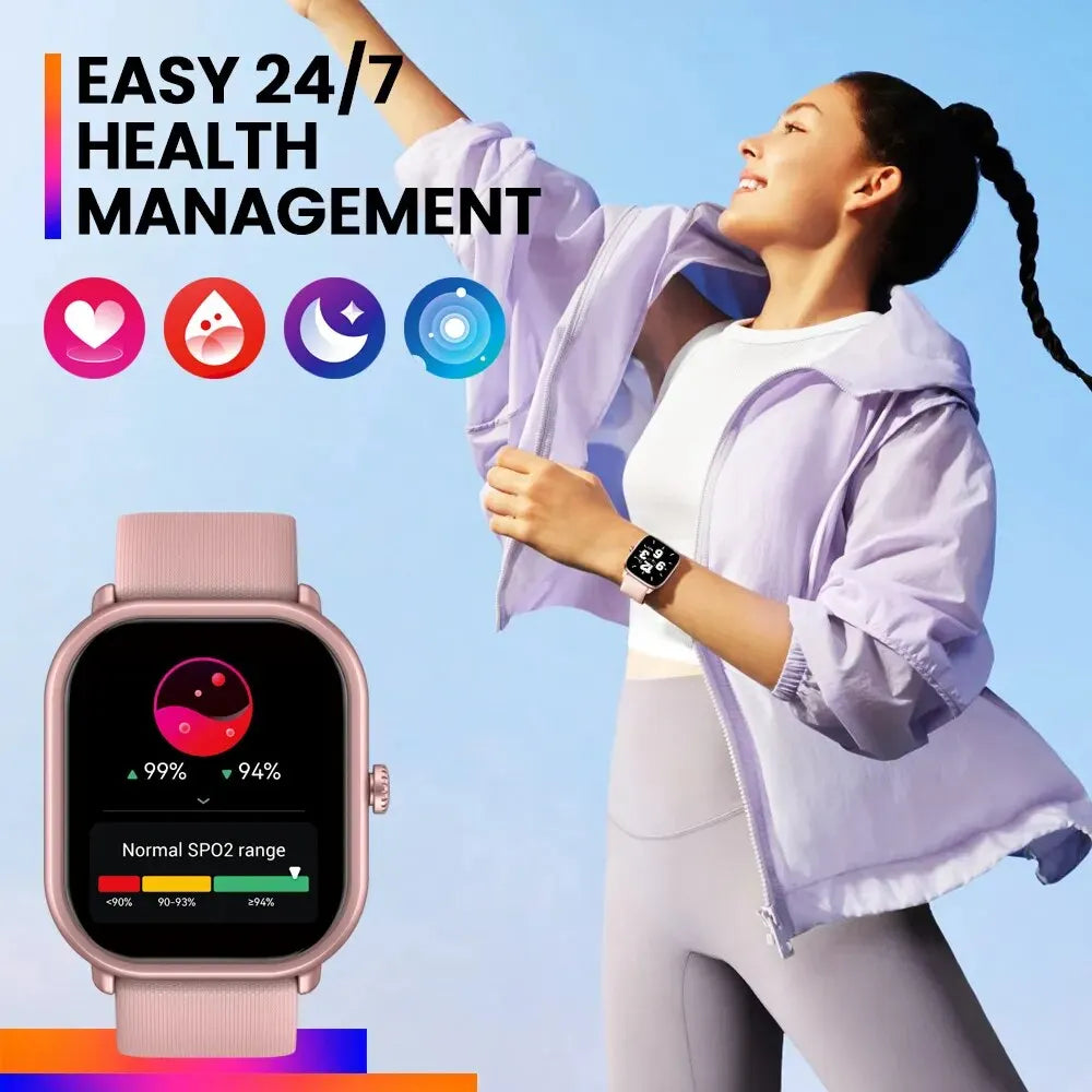 M6 Smart Watch – Fitness Bracelet with Heart Rate & BP Monitor