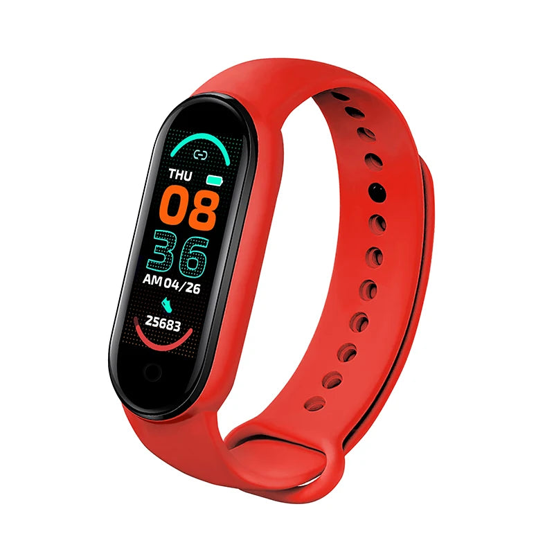 M6 Smart Watch – Fitness Bracelet with Heart Rate & BP Monitor