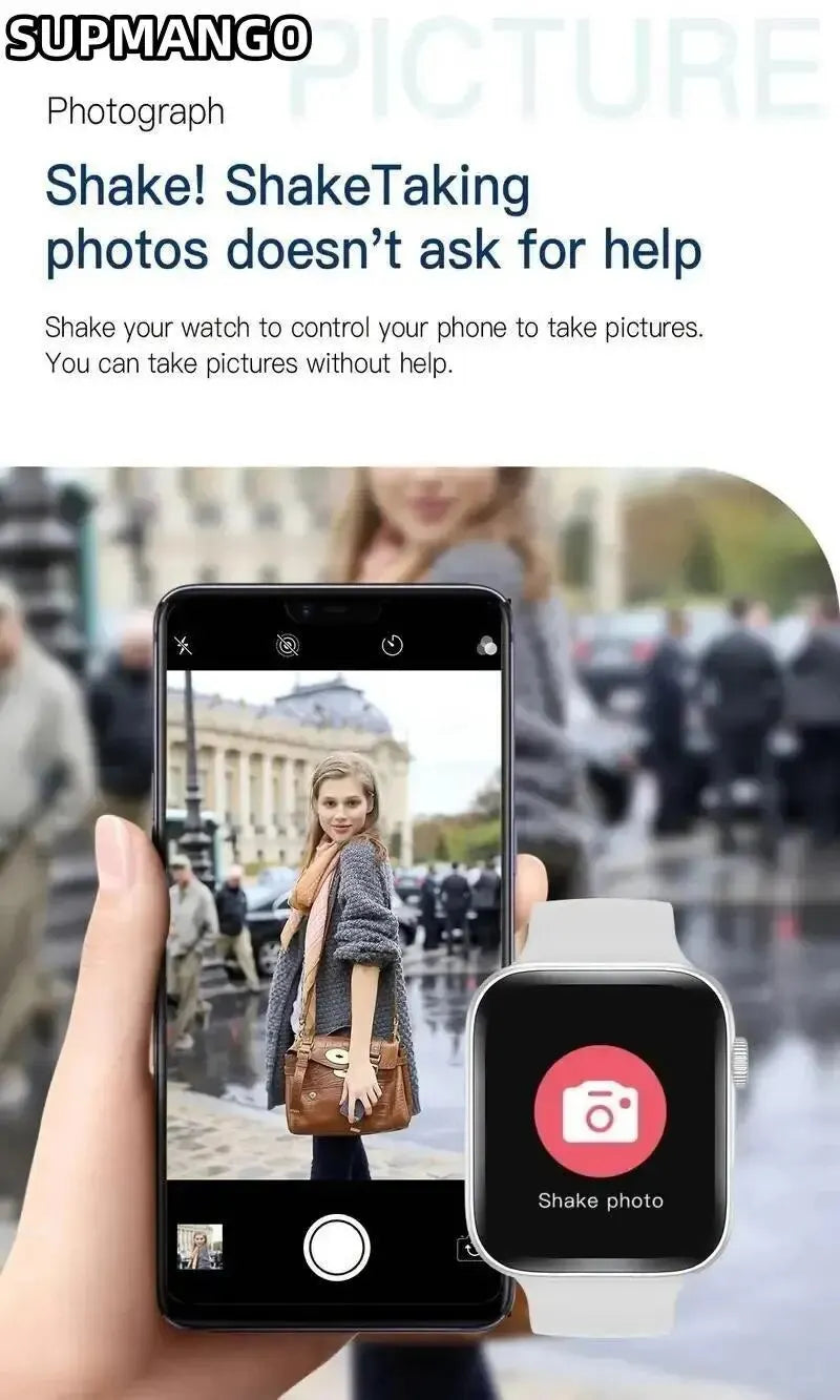 S8 Smart Watch – Bluetooth Call Fitness & Health Tracker