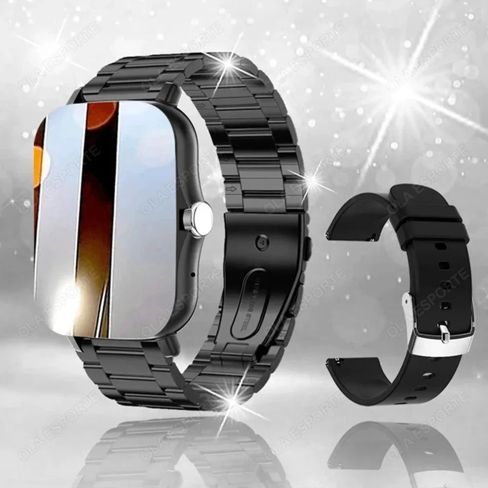 1.83″ Smart Watch – Full Touch Fitness Tracker with Bluetooth Call