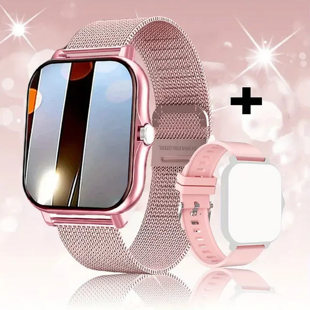 ⌚ 2025 Smart Fitness Watch – Bluetooth Call & Heart Rate Monitor
