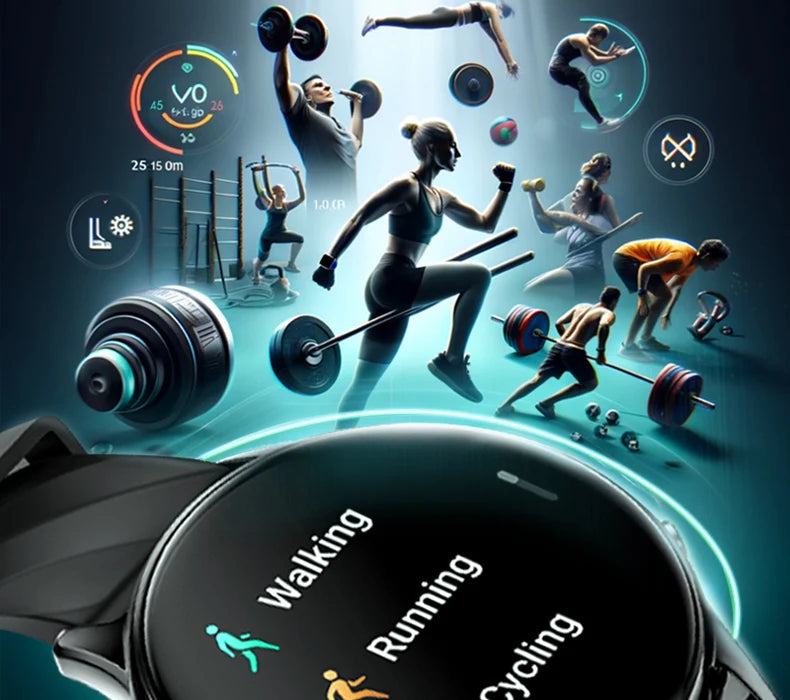 KUMI GW5 Smart Watch – 1.39″ HD Fitness Tracker with SpO2