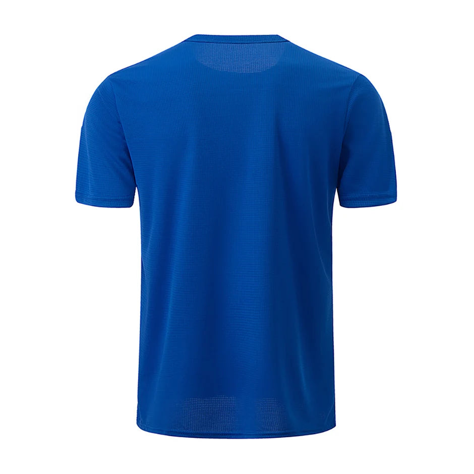 1/5 Pcs Men's Solid Color Waffle Sports Short Sleeve Fitness Running Jogging Base Clothes Joker Comfort License Training Shirt