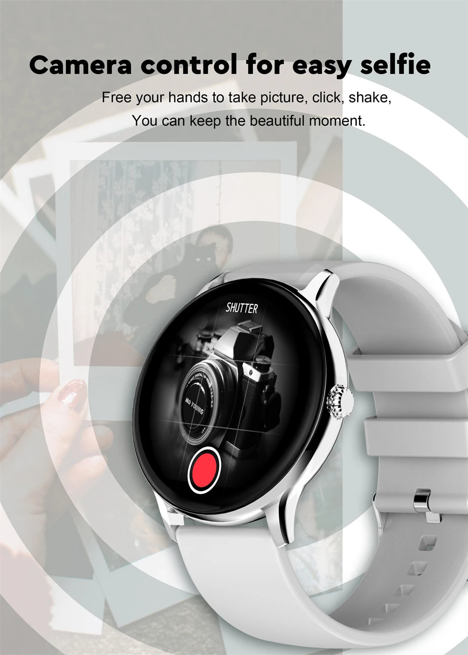 LIGE Women Smart Watch – Fitness Tracker & Heart Rate Monitor