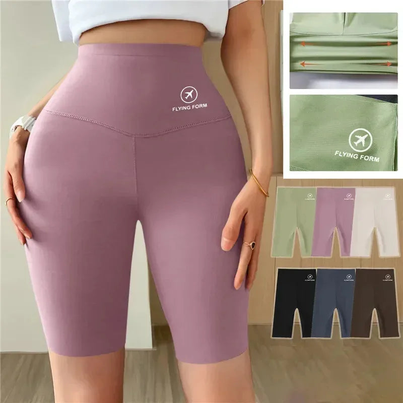 Women’s High-Waist Gym Shorts – Push-Up Fitness & Yoga Shorts