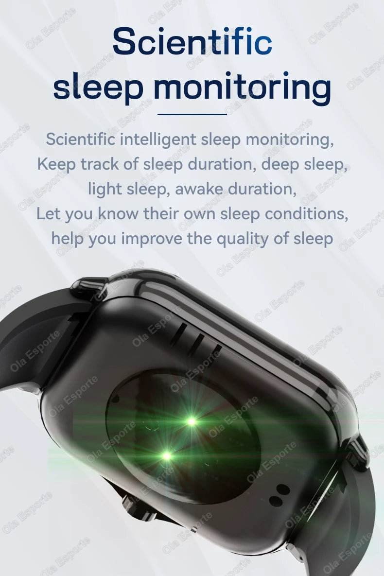 1.83″ Smart Watch – Full Touch Fitness Tracker with Bluetooth Call