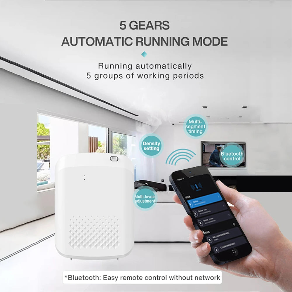 Smart Aroma Diffuser – Bluetooth Fragrance Machine for Home & Hotel