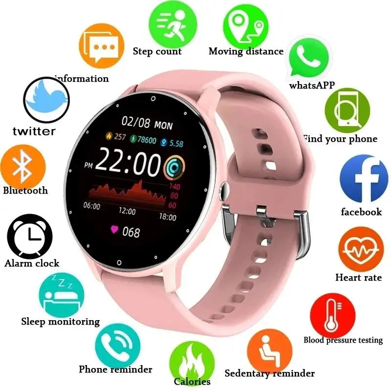 LIGE Women Smart Watch – Fitness Tracker & Heart Rate Monitor