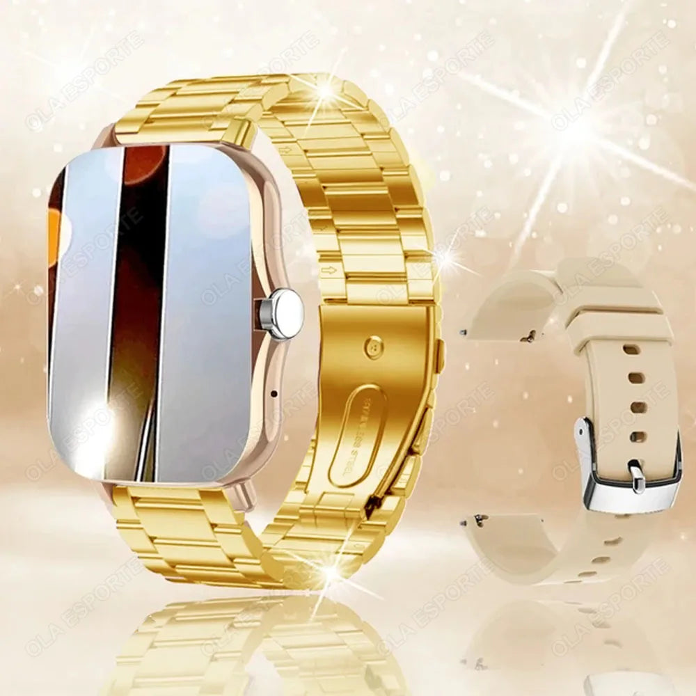 1.83″ Smart Watch – Full Touch Fitness Tracker with Bluetooth Call