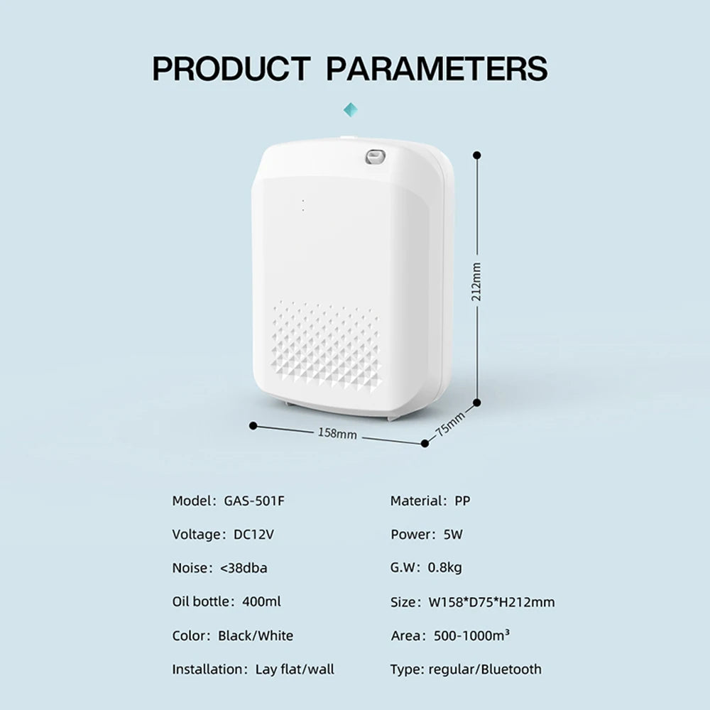 Smart Aroma Diffuser – Bluetooth Fragrance Machine for Home & Hotel
