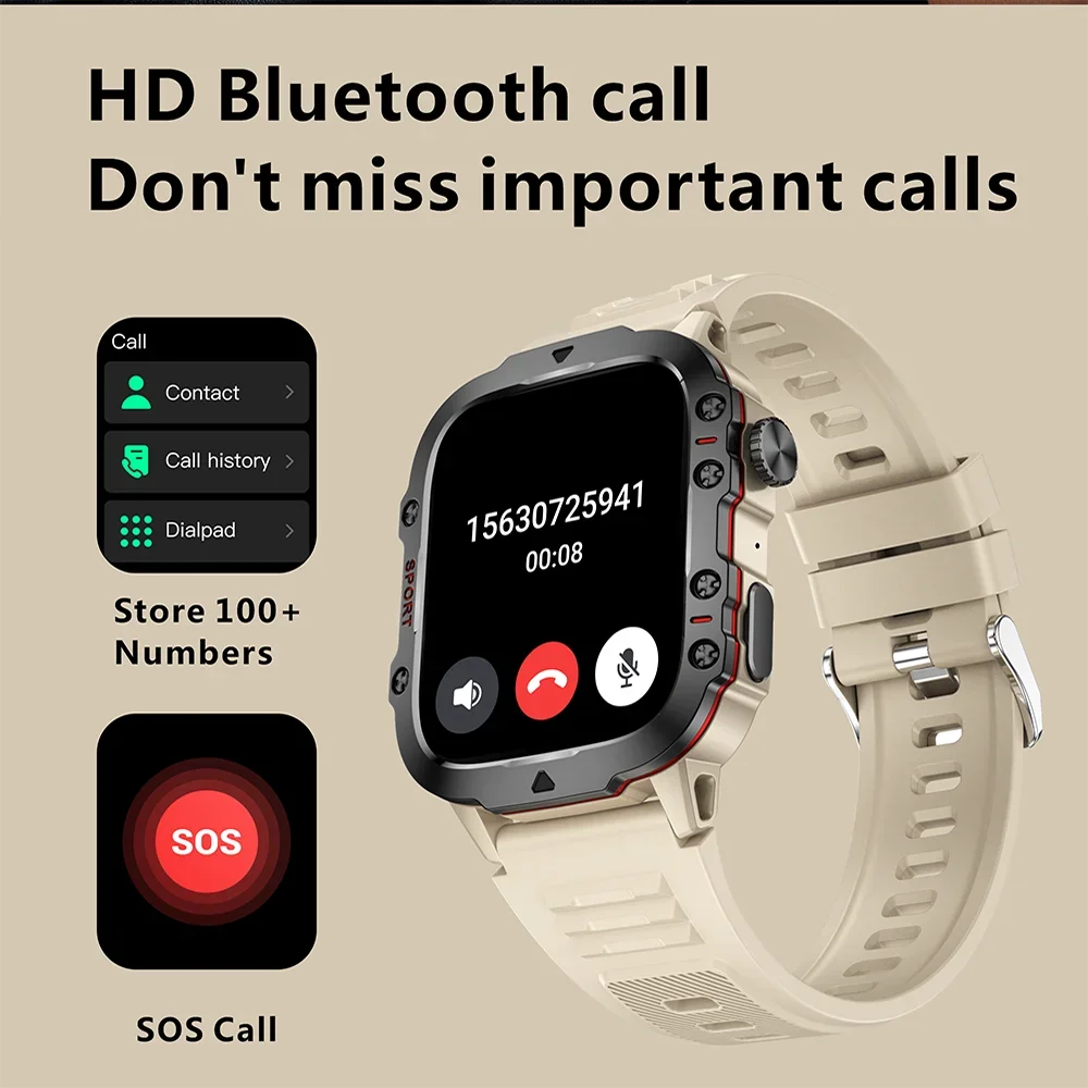 Original Men Smart Watches Bluetooth Call Fitness Clock 3ATM IP68 Swim Waterproof Sport Smartwatch for Women Xiaomi Android 2025