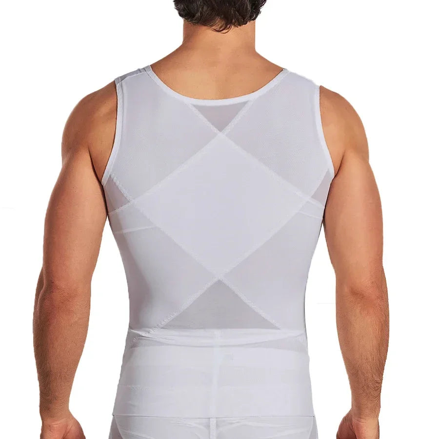Men’s Compression Sports Vest – Sleeveless Fitness Base Layer