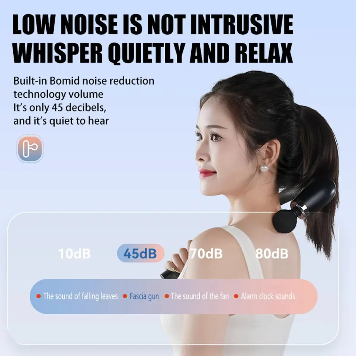 2025 Smart Curved Fascia Gun – Electric Handheld Massage Hammer
