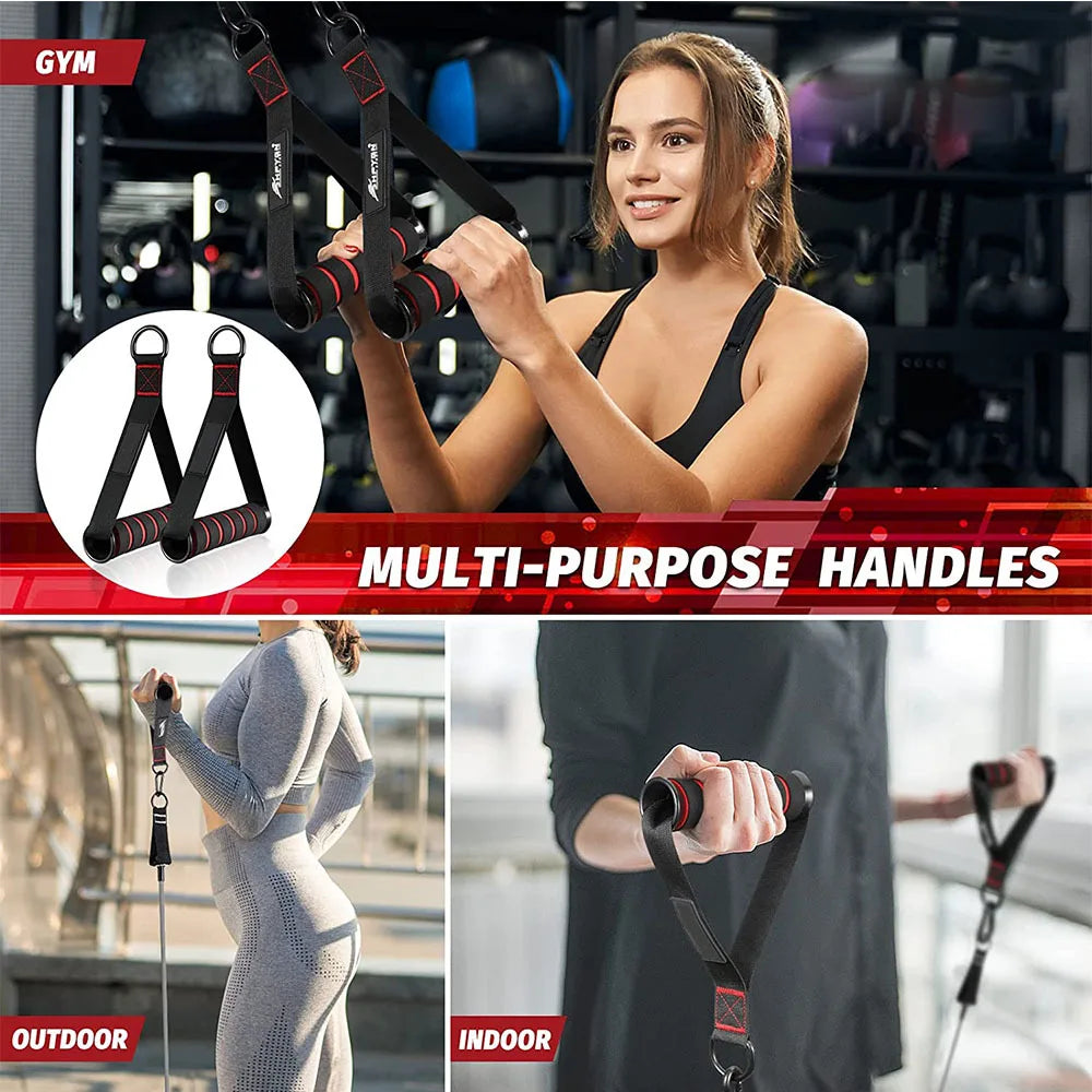 Triceps Rope Pull Down – Face Pull & Biceps Gym Attachment