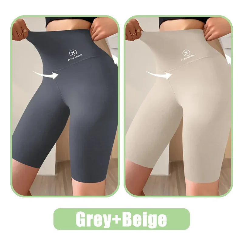 Women’s High-Waist Gym Shorts – Push-Up Fitness & Yoga Shorts