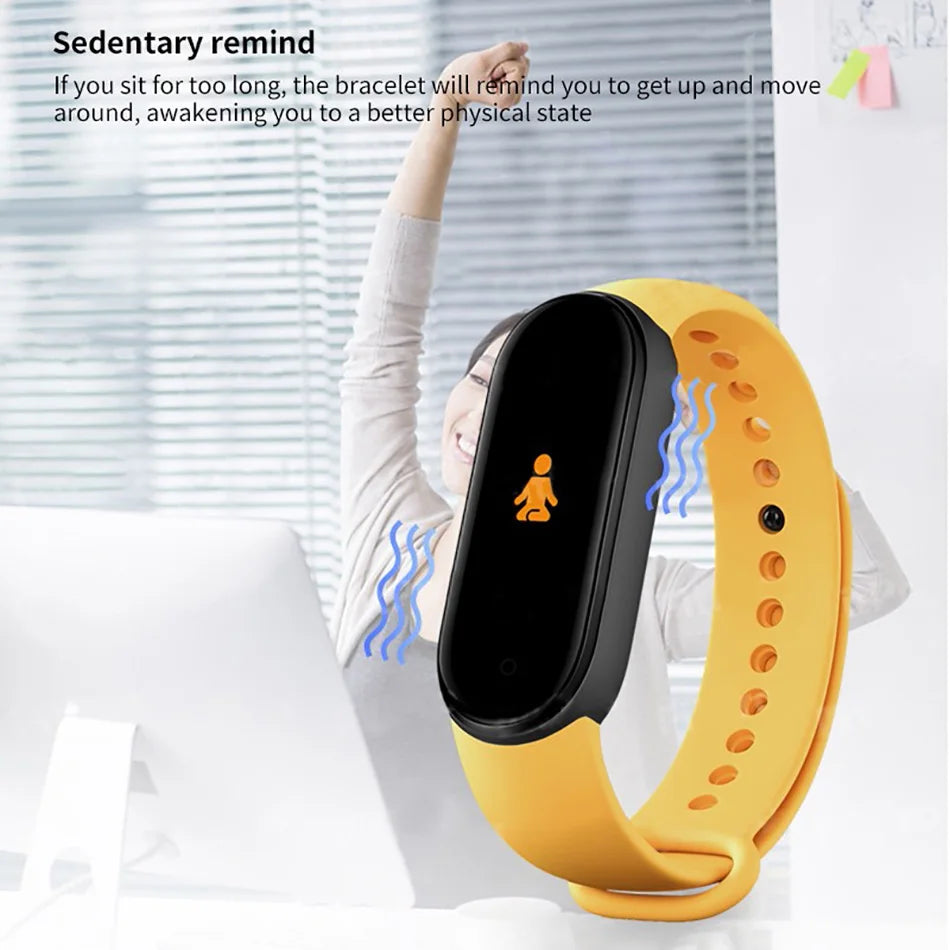 M6 Smart Watch – Fitness Bracelet with Heart Rate & BP Monitor