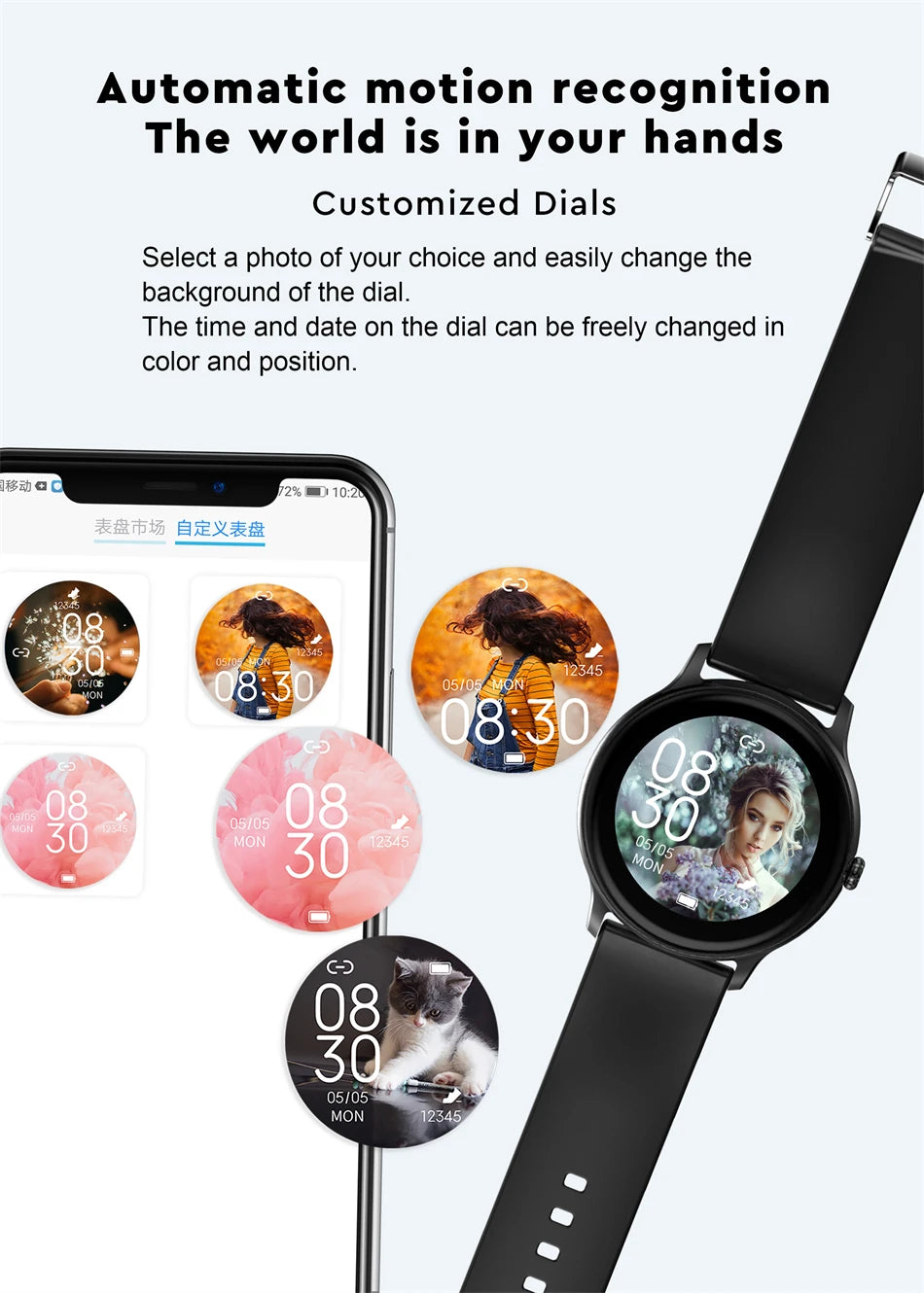 LIGE Women Smart Watch – Fitness Tracker & Heart Rate Monitor