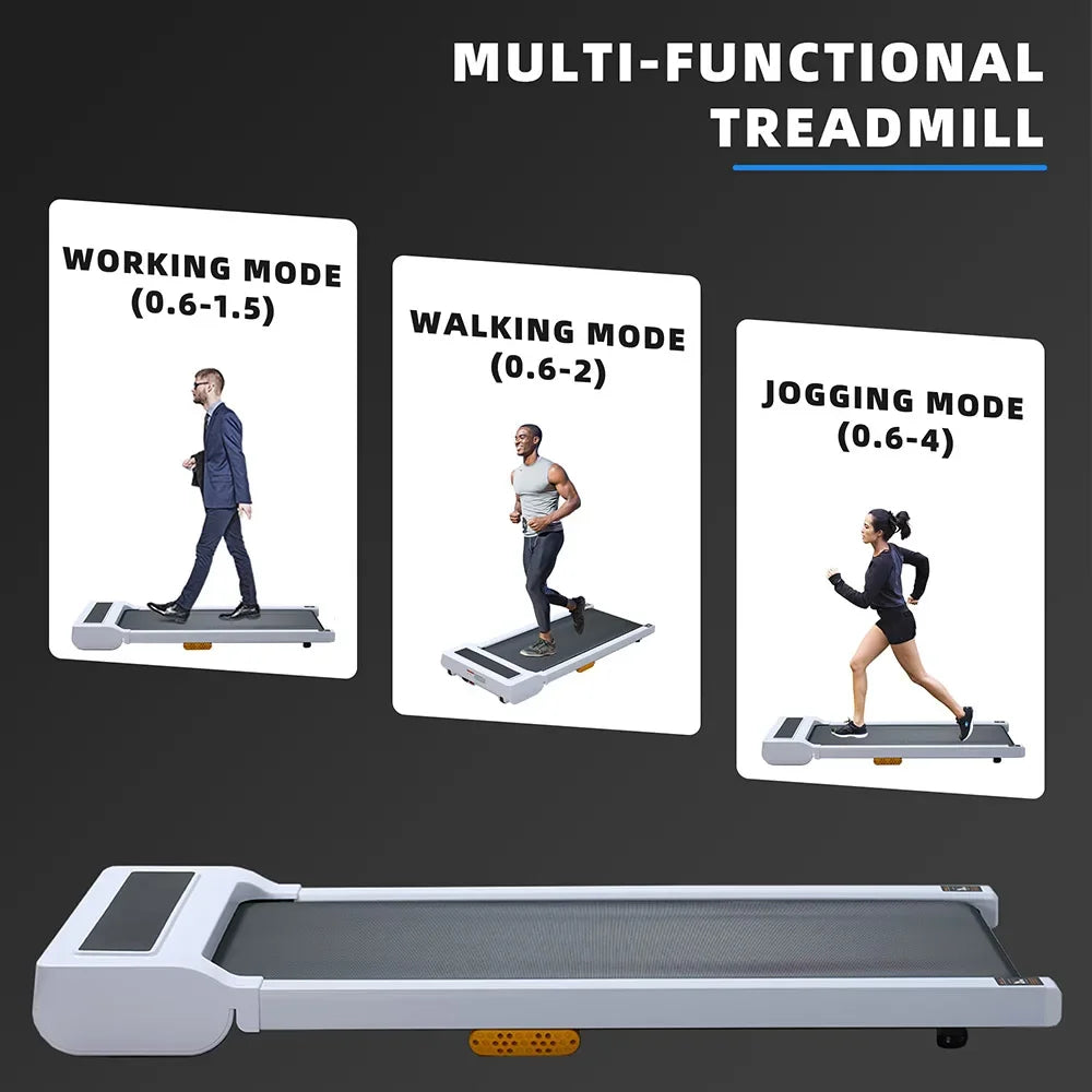 High-Efficiency Brushless Motor Treadmills with LED Display and Countdown Modes, Supports 275lbs Capacity,Ideal for Home Fitness