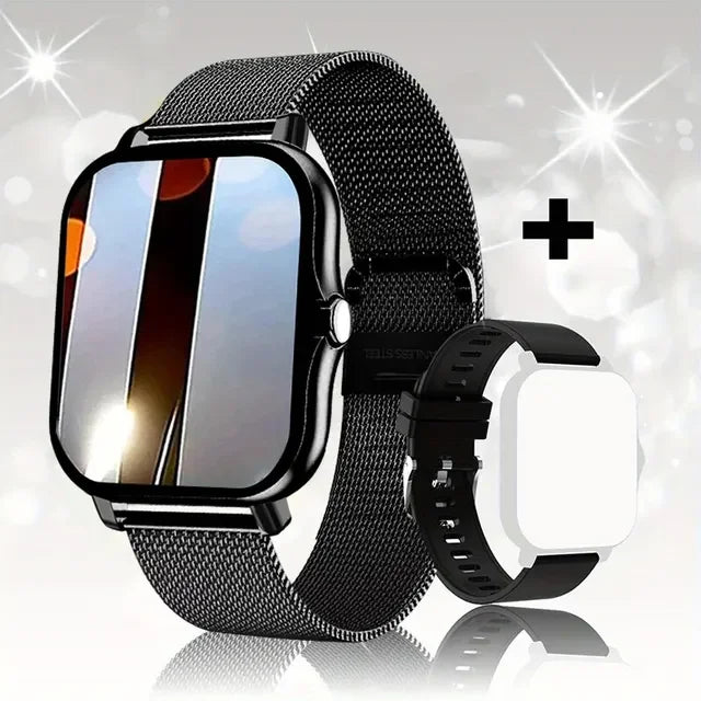 ⌚ 2025 Smart Fitness Watch – Bluetooth Call & Heart Rate Monitor