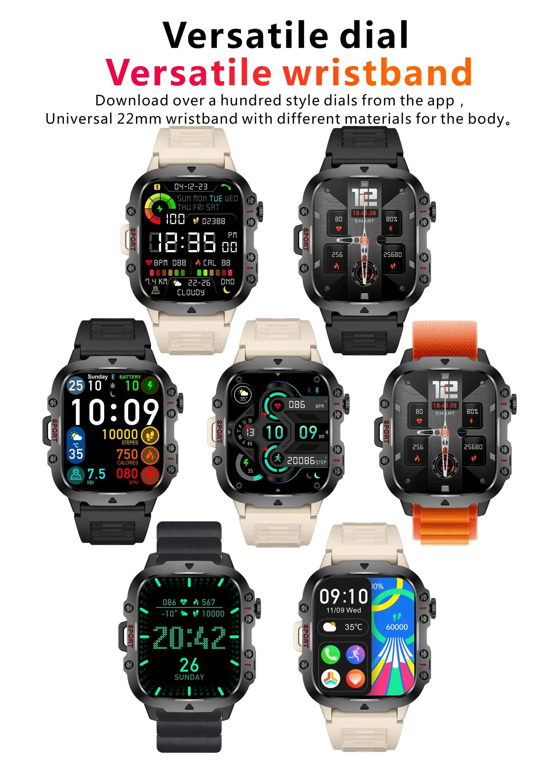 Original Men Smart Watches Bluetooth Call Fitness Clock 3ATM IP68 Swim Waterproof Sport Smartwatch for Women Xiaomi Android 2025