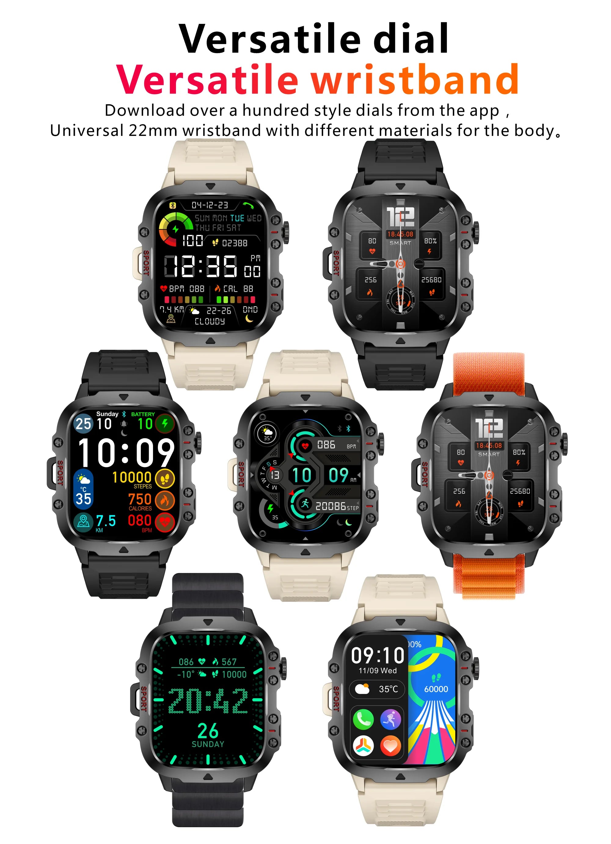 Original Men Smart Watches Bluetooth Call Fitness Clock 3ATM IP68 Swim Waterproof Sport Smartwatch for Women Xiaomi Android 2025